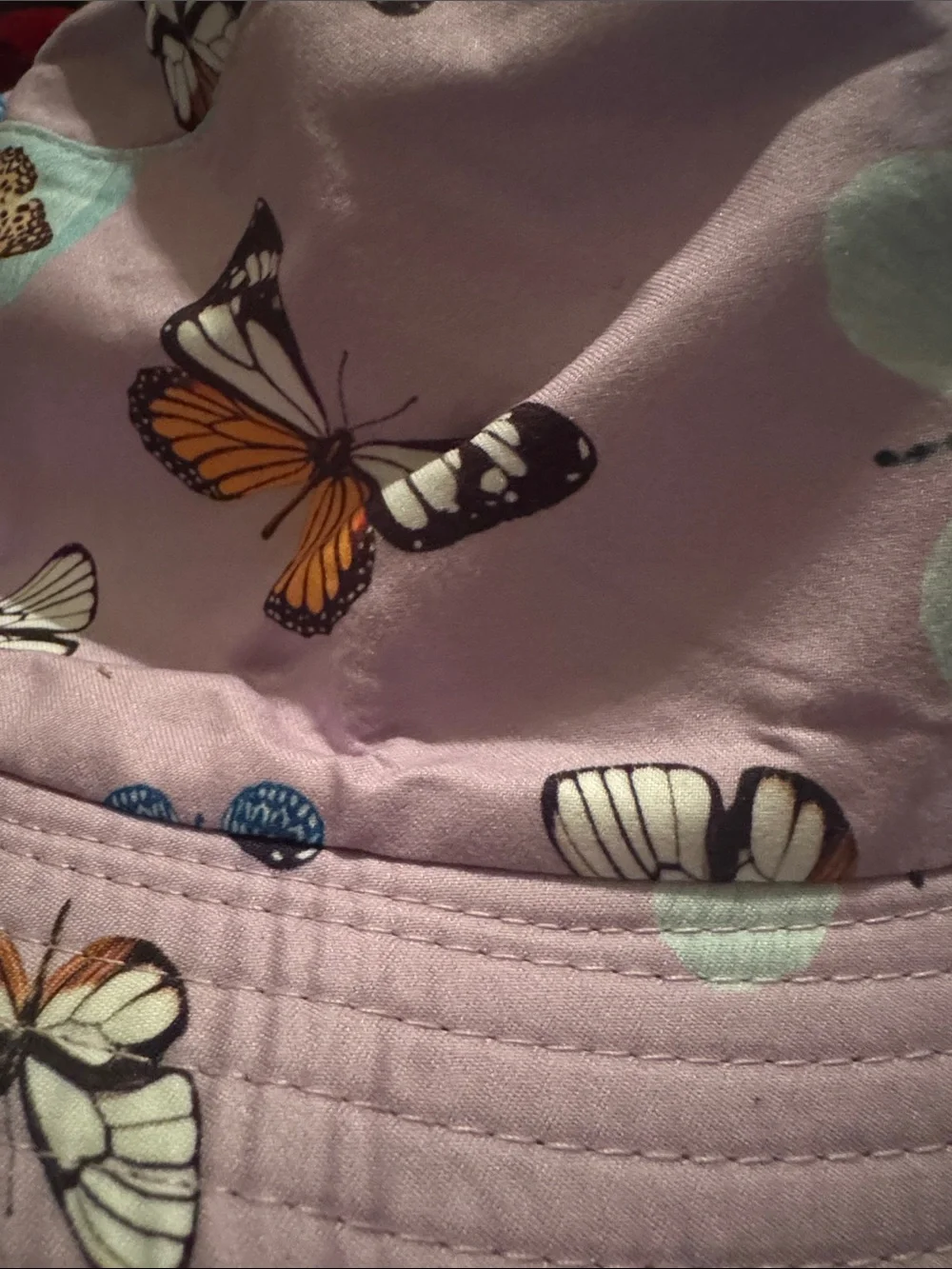NWT Butterfly Print Bucket Hat, Various Colors, Summer Hats